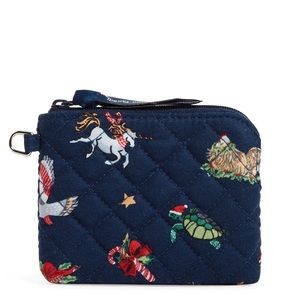 Vera Bradley nwt Snow Globe Motifs Christmas holiday coin purse